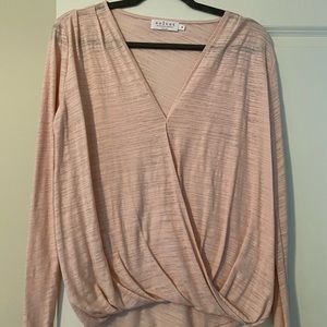 Velvet by Graham & Spencer Crisscross long sleeve